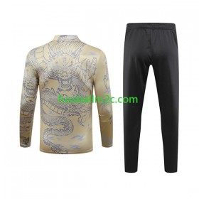 Real Madrid Dragon Gelb Sweatshirts Anzüge 2023-2024